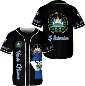 Personalized El Salvador 503 Baseball Jersey, El Salvador Flag Baseball Jersey, El Salvador Soccer Jersey, Mens Womens Shirt