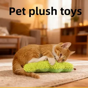 Catnip Toys Caterpillars Cat Self-Hi Boredom Relief Artifact Cat Toys Interactive Scratch Resistant Bite Throw Pillow chew resistant cozy fluffy