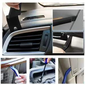 Automotive disassembly pry bar tool set; car radio door panel trim dashboard removal plastic kit; automotive repair tools