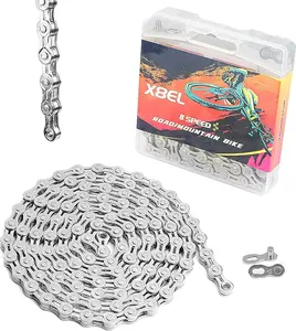 Hycline Bike Chain 6/7/8-Speed,Bicycle Chain 1/2x3/32 Inch,Special Steel for Road Mountain Racing Cycling (116 Links)