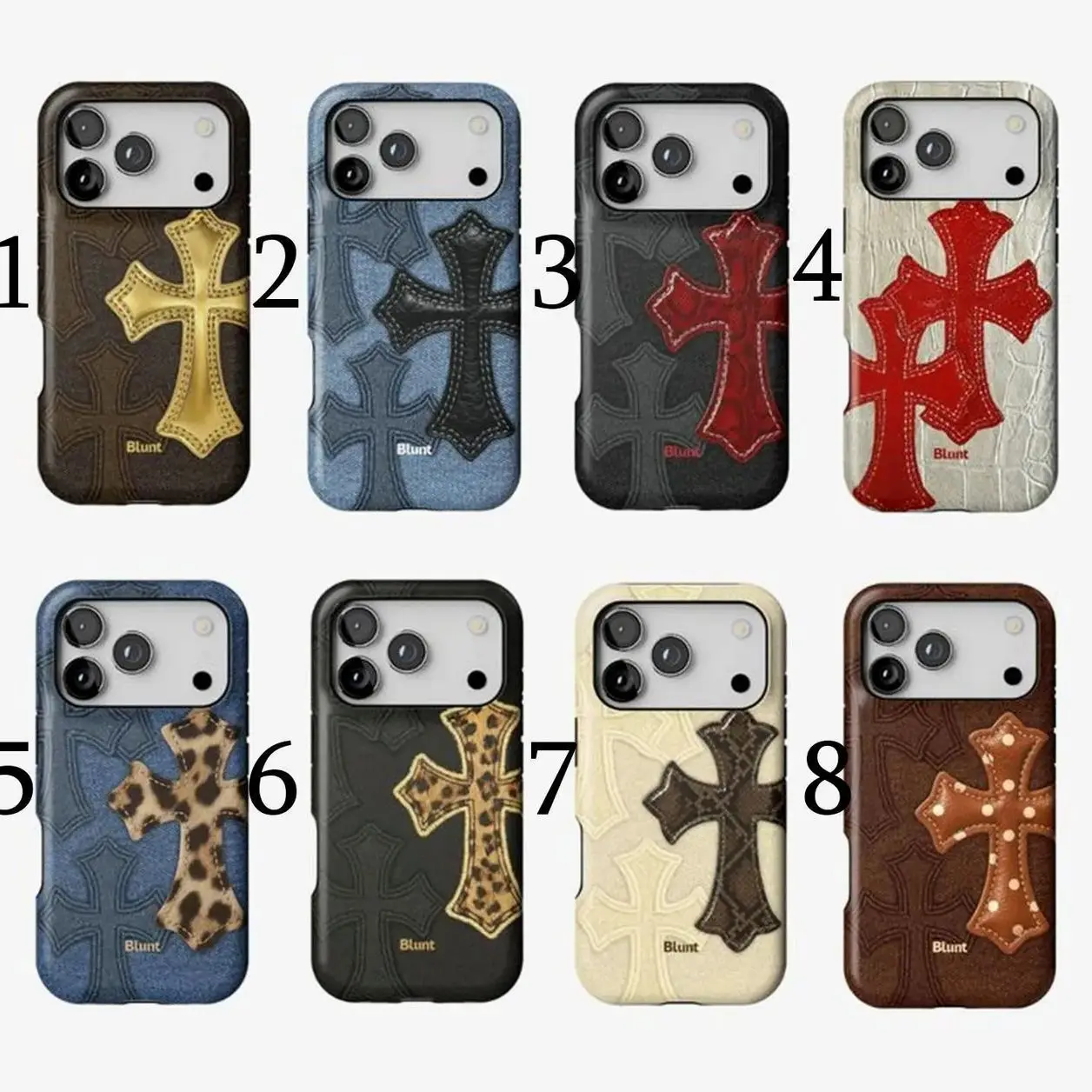 Collection Gothic Cross Aesthetic Phone Case Protective Cover for iPhone 17, X, 11, 12, 13, 14, 15, 16 Series & Galaxy Series