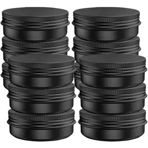 12 Pcs 1oz Lipstick Aluminum Small Cans, Spiral Lid Round Tin, Portable Empty Containers, Travel Makeup Dispenser, DIY Beauty Storage