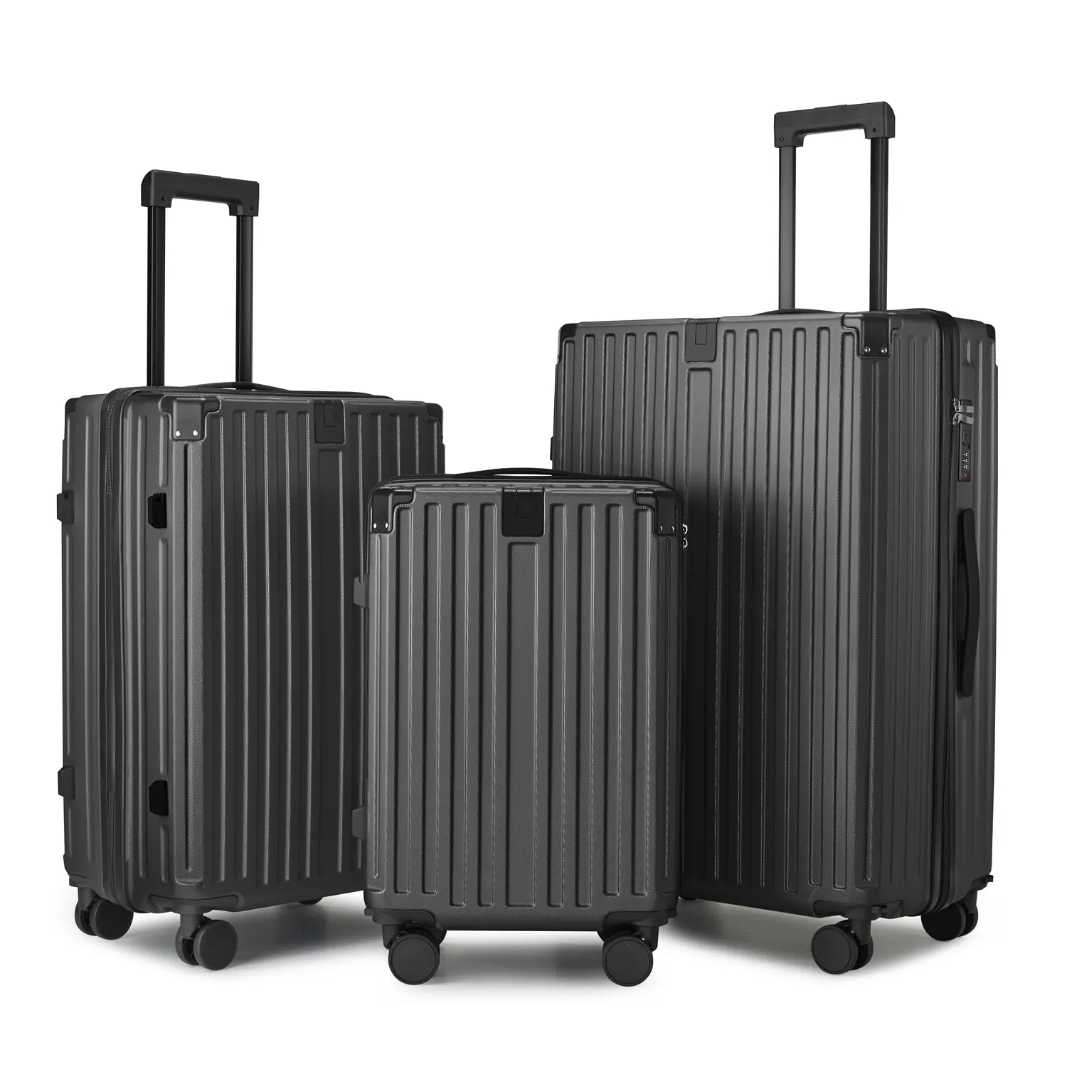 20"/24"/28" 3 pcs/set in ABS Spinner Wheel Luggage,Hard-shell suitcase set, durable hard-shell suitcase set with universal wheels