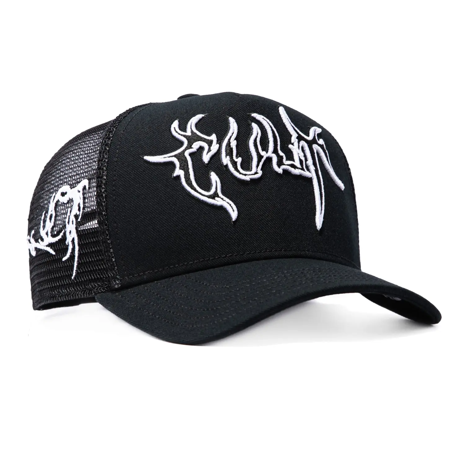 Cult of Individuality Raven Snapback Trucker Hat - Black