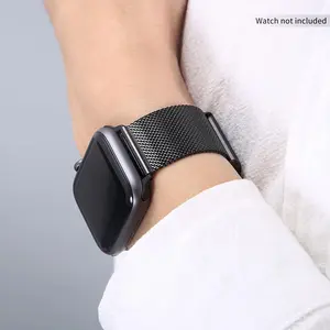 Minimalistic Stainless Steel Watch Band (Only Band), Fashionable Solid Color Watch Band, Wearable Accessories Compatible With iWatch Series 38mm 40mm 41mm 42mm 44mm 45mm 49mm