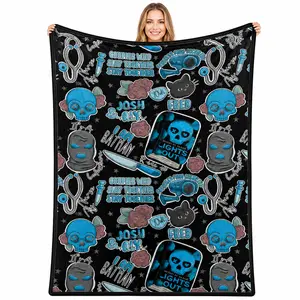 Lights Out Blanket   Fleece Material| Gift for Her| Queen Size| Bookish Blanket| Extra Large| Decor birthday gift