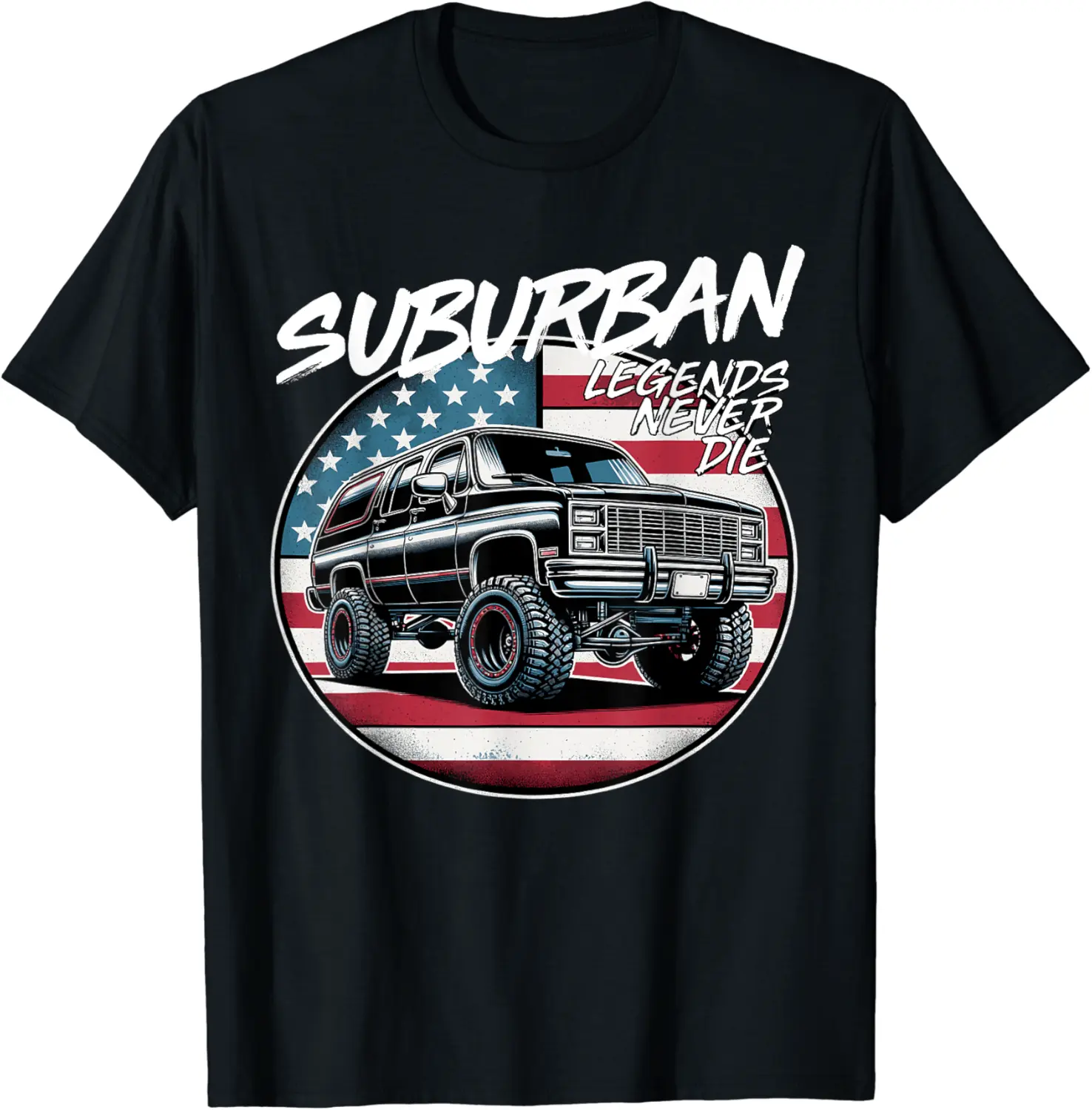 Squarebody Burb Life Truck Squarebody Nation Suburban T-Shirt - Williamze Shop 21B0D1THFGSV