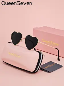 1 Piece QueenSeven Unisex Trendy Stylish Cute And Funny Irregular Full Frame Sunglasses UV400