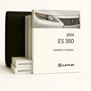2014 Lexus ES 350 300h Owners Manual - Complete Set