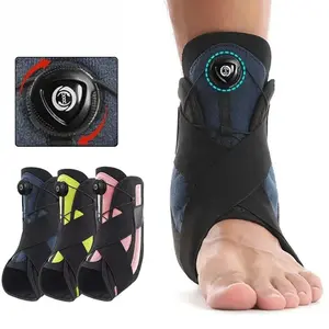 Adjustable Ankle Support Wrap Lightweight Breathable Sleeve for Sports Running Basketball Daily Wear Men Women One Size Fits Most