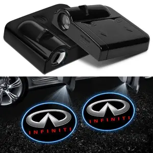Car Door Welcome Light Car Logo Projector LED Car Badge For Infiniti Q50 FX35 Q30 G37 Q70 QX70 G35 Q60 QX50 QX60 QX80 FX50 M37