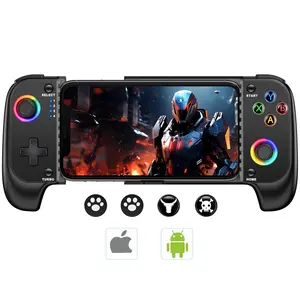 MystNova Wireless Phone Mobile Gaming Controller for iPhone/Android - Turn Your iPhone into a Gaming Console - Play Xbox, PlayStation, Steam Link, Cloud Gamepad for iOS with