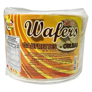 Obleas Su Sabor - 50 Wafers - 12.34oz Net Weight - Perfect for Any Snack