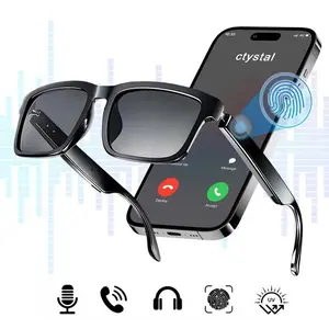 Bluetooth Smart Sunglasses - Wireless Audio Glasses with Integrated Speaker and Microphone,Voice Command & Touch Operation,UV Protection Lenses for Hiking, Travel,and Business Communications,Woman &  man Gifts