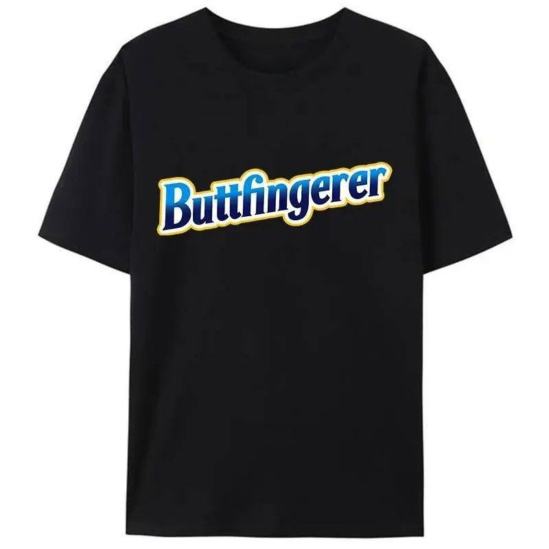 Buttfingerer Meme Tshirt, Funny Shortsleeve Round Neck Clothes with Photorealistic Digital Print for Sports & Outdoor Activities, Garment
