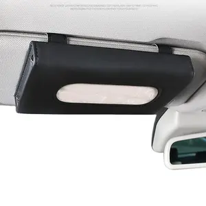 High-Quality Car Paper Towel Holder Without Tissues, Sun Visor Hanging Storage Box, Car Interior Organizer, Car Console Organizer, Universal Fit