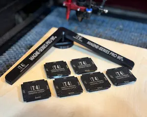 Ultimate Precision System - 90° Alignment + 6 Magnetic Hold-Downs for Perfect, Repeatable Cuts