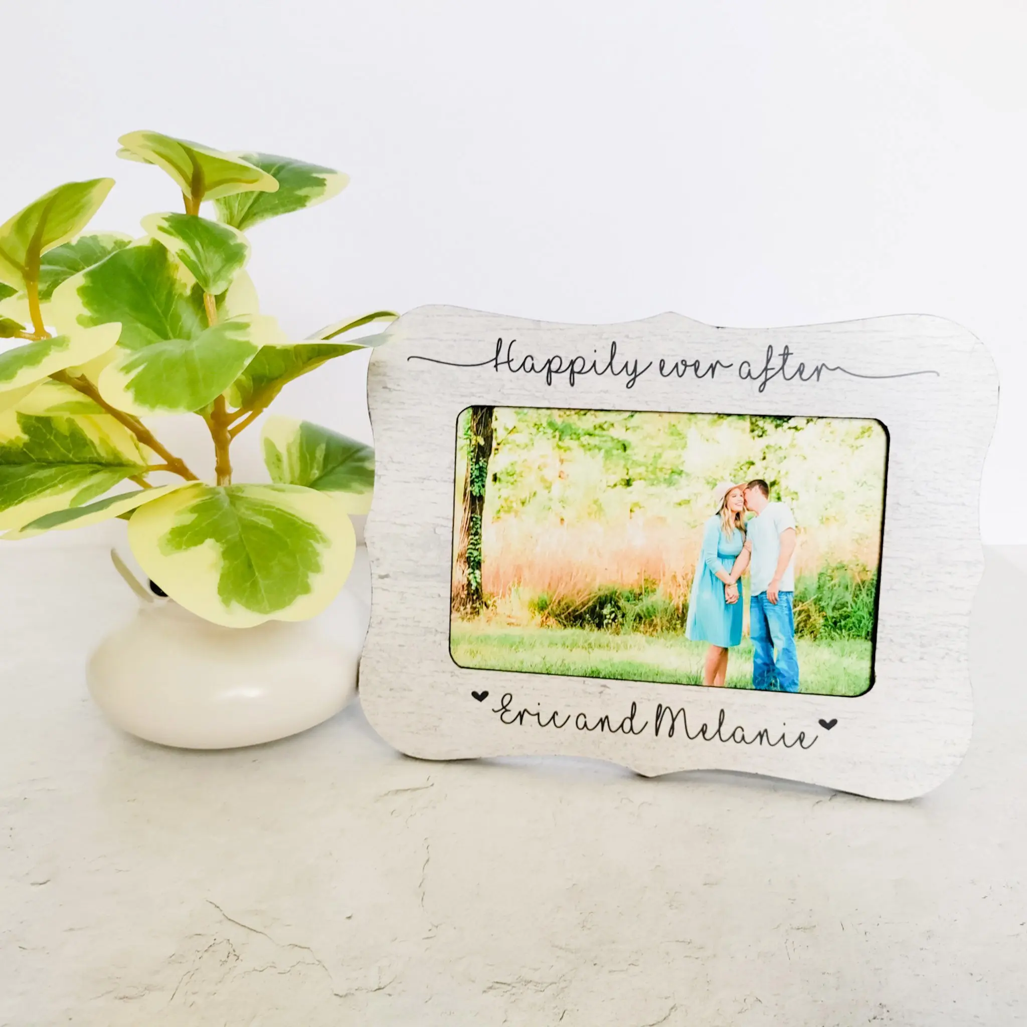 Engagement Gift Picture Frame Engagement Gift She Said Yes Frame Personalized Wedding Frame Announcement Picture Frame Bride To Be