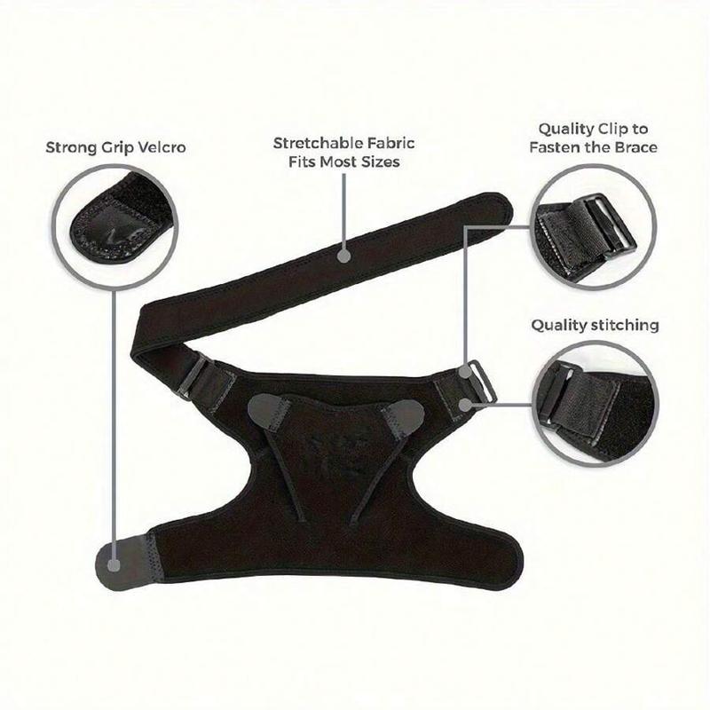 1 Piece Shoulder Strap, Shoulder Strap, Shoulder Sleeve for Tearing, Shoulder Support Bracket with Pressure Pad for Relieving Shoulder and Joint Pain Healthcare Tool