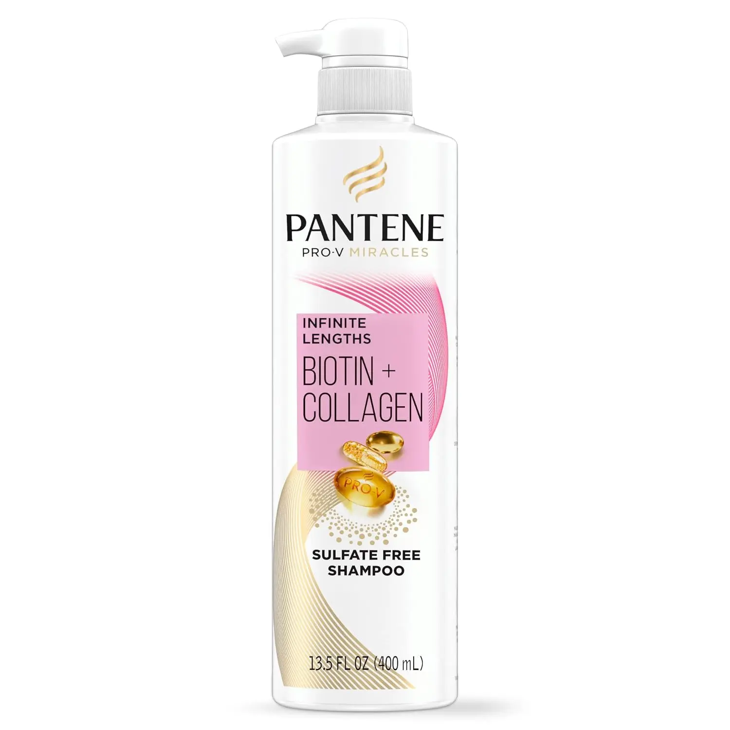 Sulfate-Free Hair Growth Shampoo with Biotin and Collagen (13.5 Fl Oz), Deep Strengthening & Lengthening Daily Hair Cleanser for Long, Healthy Hair