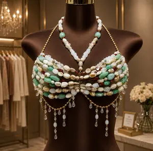 Island Goddess Beaded Bralette