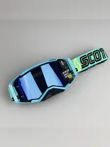 Motorcycle Goggles–TPU Frame Anti-Wind Dust Snow Off Road ATV Dirt Bike Ski Goggles for Riding, Snowboarding & Sports, Motorcycle Eyewear