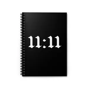 Make a Wish Journal | 11:11 Angel Number | Spiritual Gift | Numerology | Law of Attraction | Spiral Notebook - Ruled Line