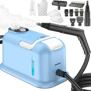 60.87oz Heavy Duty 10s Rapid Heating Handheld Steam Cleaner for Cleaning Home Car Grout Tile Floor Dirt