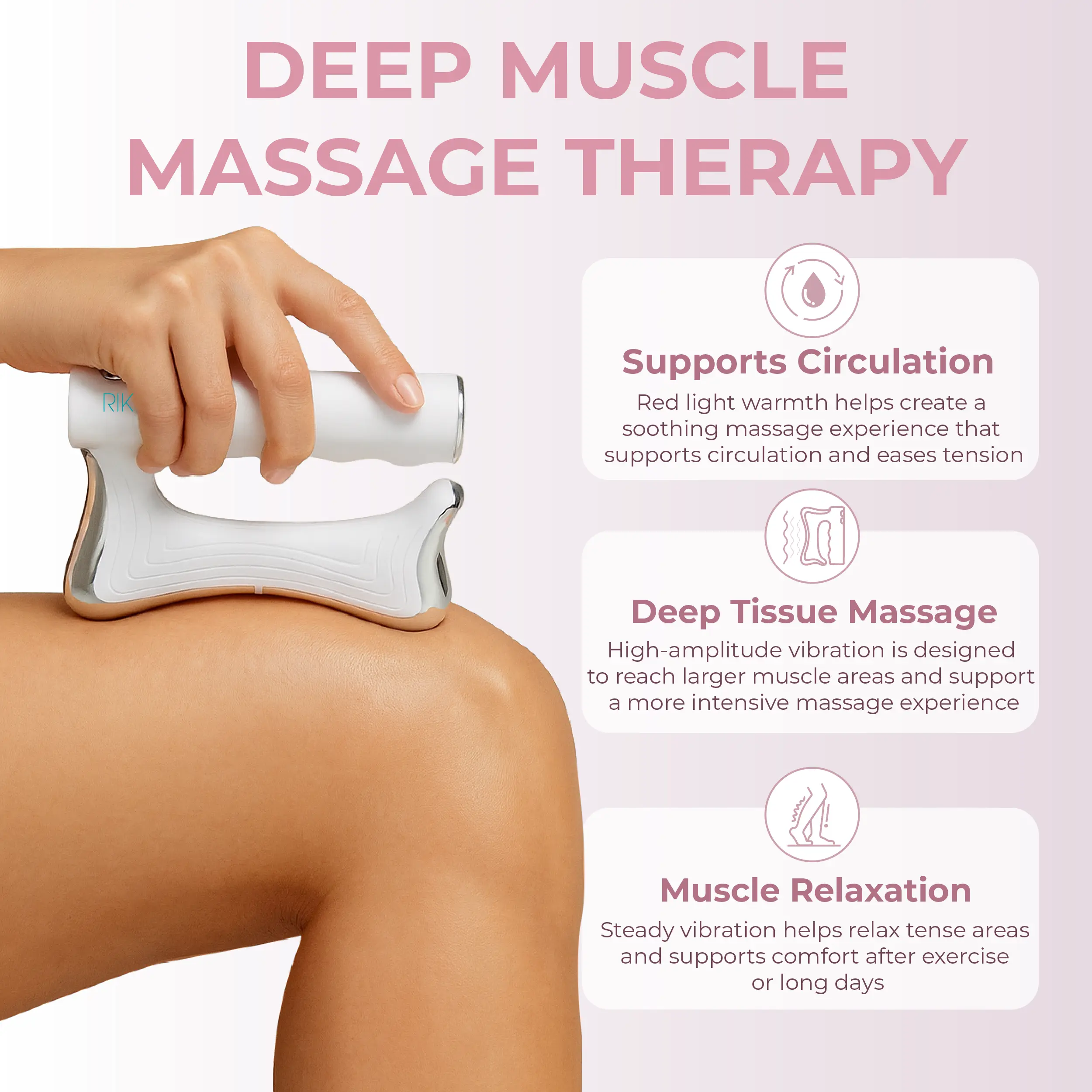 RIKI Sculptor Full Body Contouring Device with Heat Therapy EMS High-Frequency Vibration & Gua Sha Massage for Muscle Relief and Deep Tissue Stimulation - TikTok Shop RIKI Sculptor Full Body Contouring Device with Heat Therapy EMS High-Frequency Vibration & Gua Sha Massage for Muscle Relief and Deep Tissue Stimulation - TikTok Shop