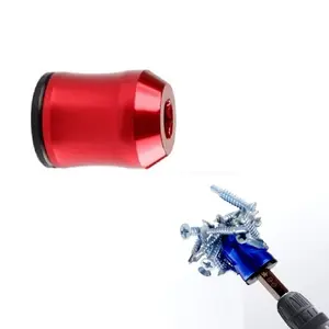 K7 Strong Magnetic Screw Ring Set, 2 Pieces 1/4 Inch Universal Magnetic Screwdriver Bits for Hex Keys & Electric Drill Accessories