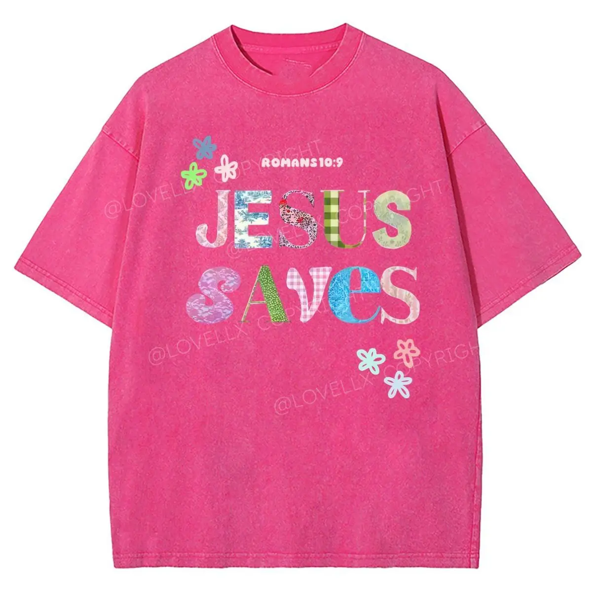 Jesus Saves Unixes Washed T-Shirt, Christian Jesus t shirts 