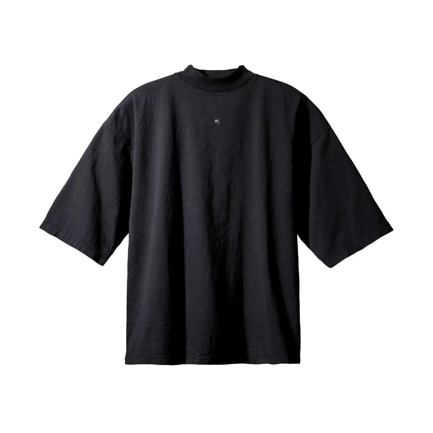 GAP Yeezy Engineered by Balenciaga Small Logo 3/4 Sleeve Crew Neck Cotton Tshirt, Oversized Tshirt for Women, Boxy Cut Casual Sports Tops