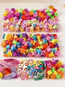 70 Cute Star and Flower Hair Clips, Perfect for Bangs, Ponytails, Headbands, Princess Hairstyles, Ideal for Birthdays, Holidays, Daily Use, Barrettes Hair Clips