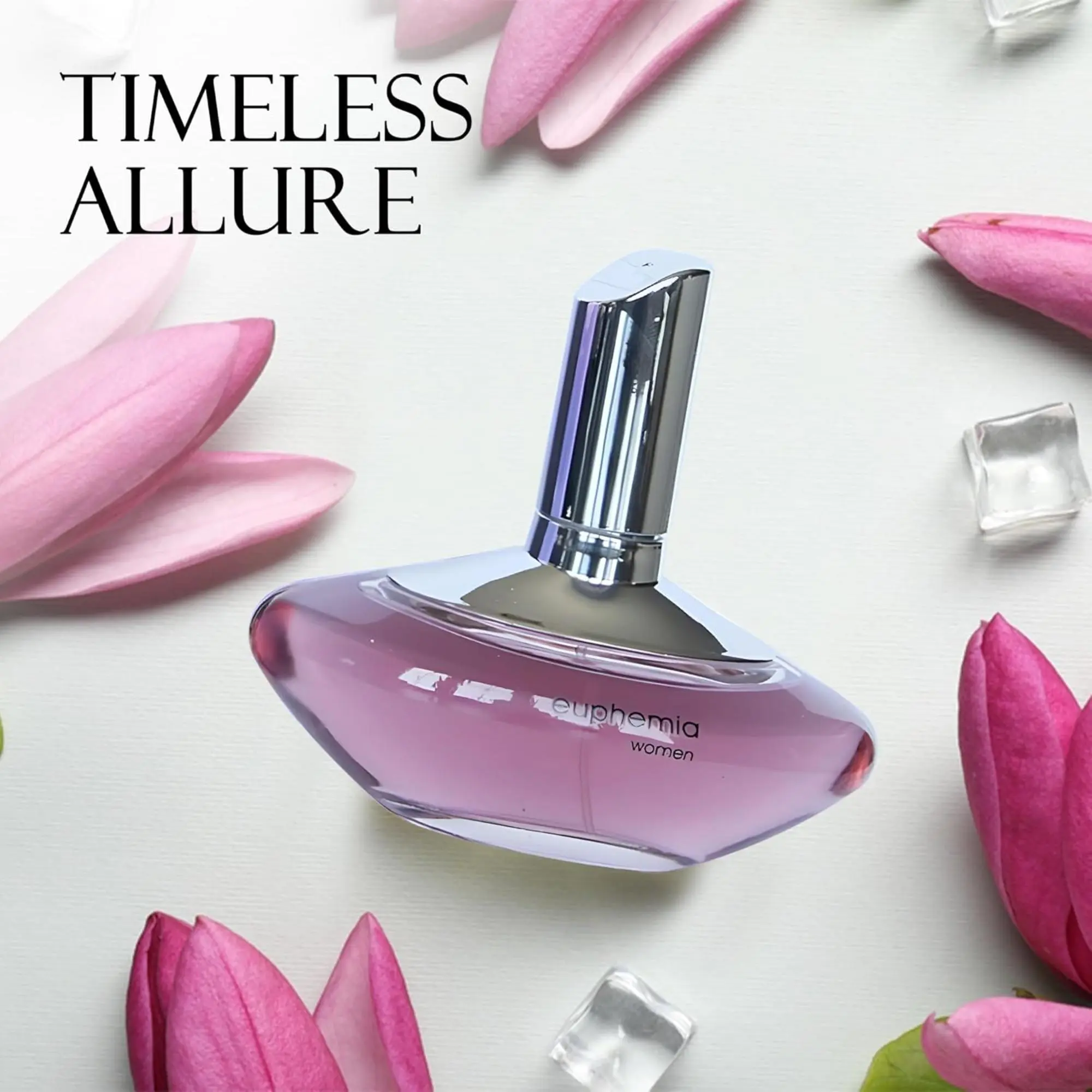 Euphemla Women's Perfume - 3.4 fl oz Long-Lasting Eau De Parfum, Fresh Trendy Natural Spray, Elegant Floral Musk, Fruity Floral Fragrances