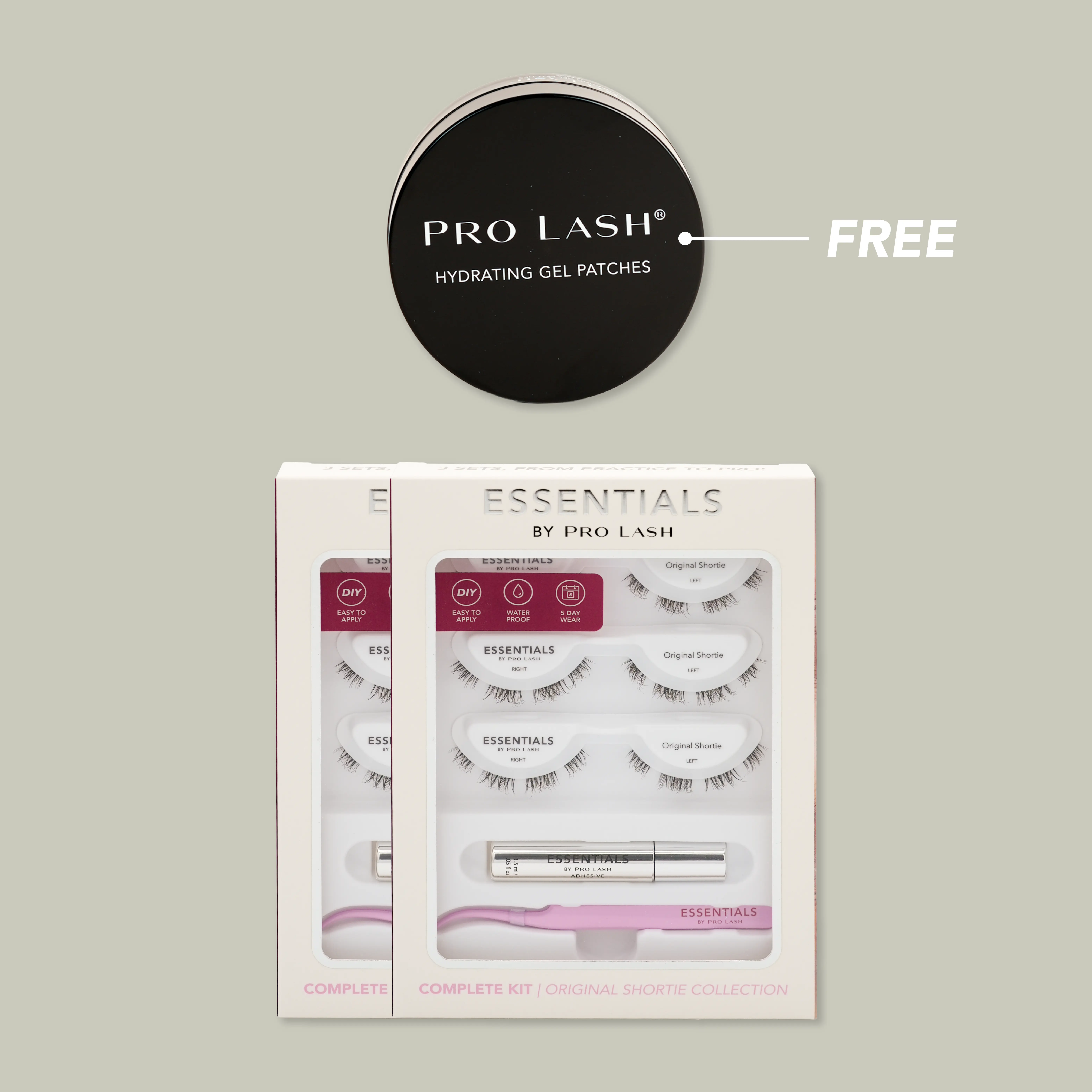 Essentials Stock Stuffer Bundle - 2 Essential Kits - FREE Under Eye Gel patches - Holiday Gift Bundle - Gift for Makeup Lover