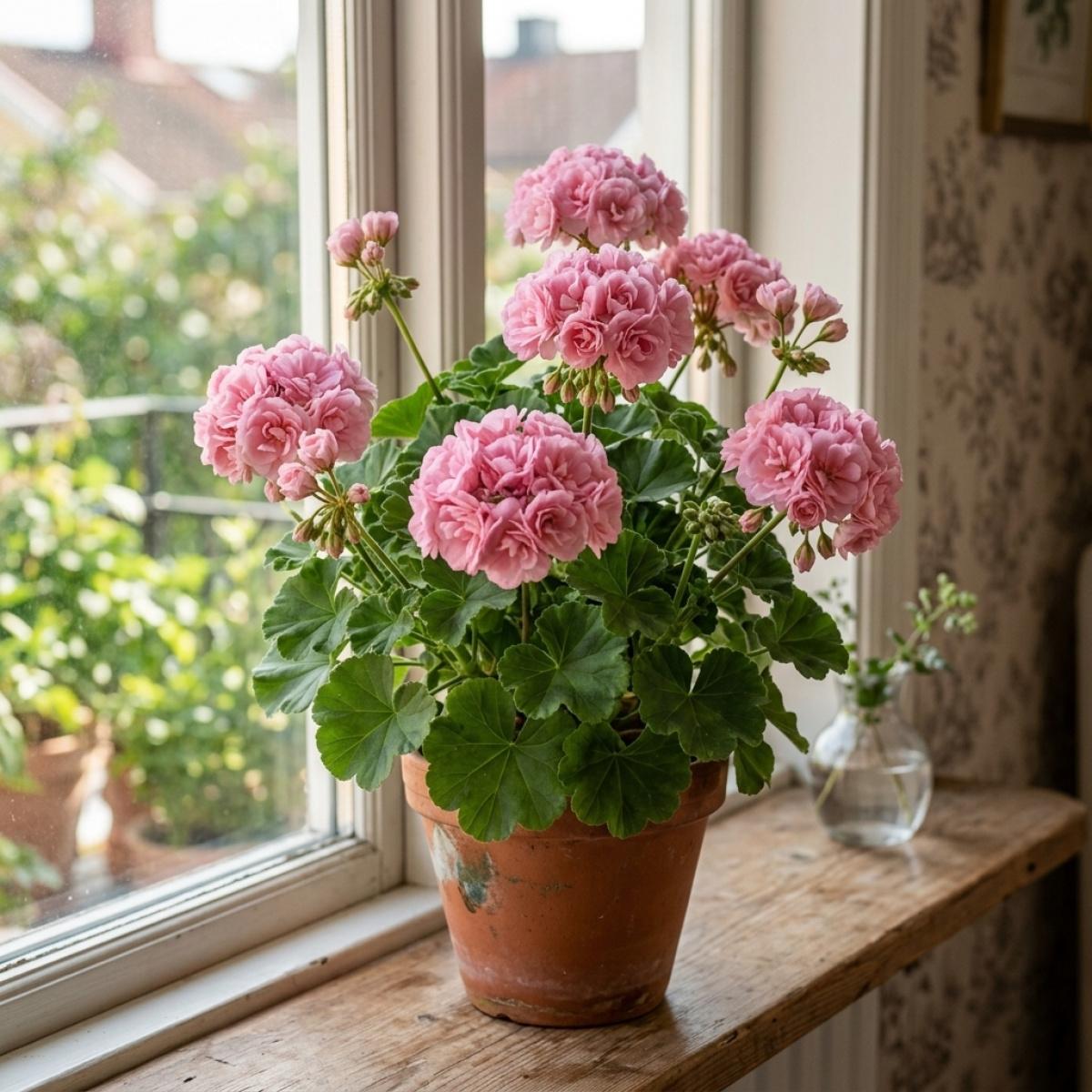 Rare Geranium Pelargonium Seeds for Garden Balcony Decoration Easy to Grow Flower Seeds Non-GMO Perennial Geranium Seeds for Home Gardening