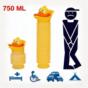 Portable Leak-Proof Urinal for Men Women Kids, Car Travel Emergency Use 600-700ml