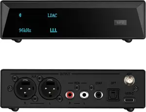 B3 Professional XLR  v5.1 Music Receiver, LDAC & aptX  Streamer, Built-in ESS DAC, Analog RCA, Digital Optical and COAXIAL Outputs, for Audio Mixer, DJ Speakers & PA System