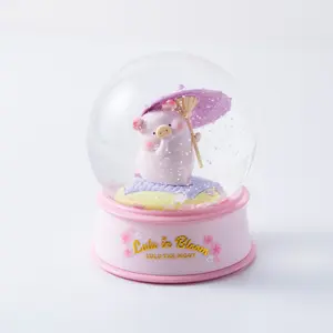 52TOYS  LULU the piggy crystal ball  Kawaii Creative Gift Room Decor Desktop Decoration Gift for  Birthday Party