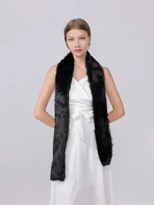 Handmade Women's Faux Mink Scarf, Fluffy Soft Scarf, Dual-Sided, Perfect Gift, Versatile, Ideal for Photography, Travel Essential, Fall & Winter