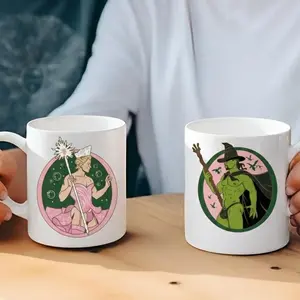 Wicked Witch Gay Mug – Wizard Fan Gift, Wicked Movie Inspired Coffee Cup, LGBTQ Witch Humor Ceramic Mug