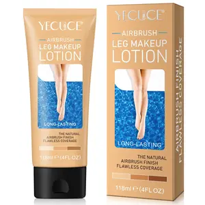 Waterproof Leg Makeup Lotion, Long Lasting Color Correcting Concealer, Natural Bare Makeup Finish for Beach, Body Makeup Product for Women, Moisturizer