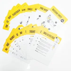 Bodyweight Workout Cards, Instructional Fitness Deck for Women & Men, Beginner Fitness Guide to Training Exercises at Home or Gym daily durable strength