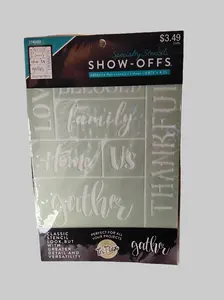 SHOW-OFFS Specialty Stencils for Crafting with Versatility