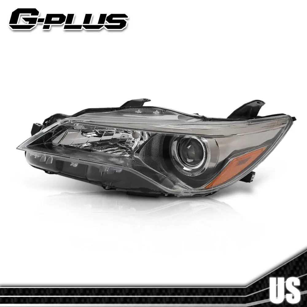 High-Quality Left Headlight Assembly - Factory Direct Durable Black Replacement Part for 2015-2017 Toyota Camry LE, SE, XLE, XSE (2.5L-3.5L, Direct Pricing), High-Quality Product