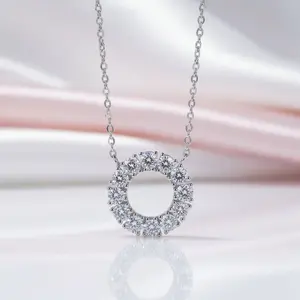1.2ct Diamond Option Circle Necklace