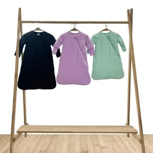 Little Big Sunshine 1.5 TOG Bamboo Sleep Sack, Sleeping Bag with Optional Sleeves, Wearable Blanket for Babies