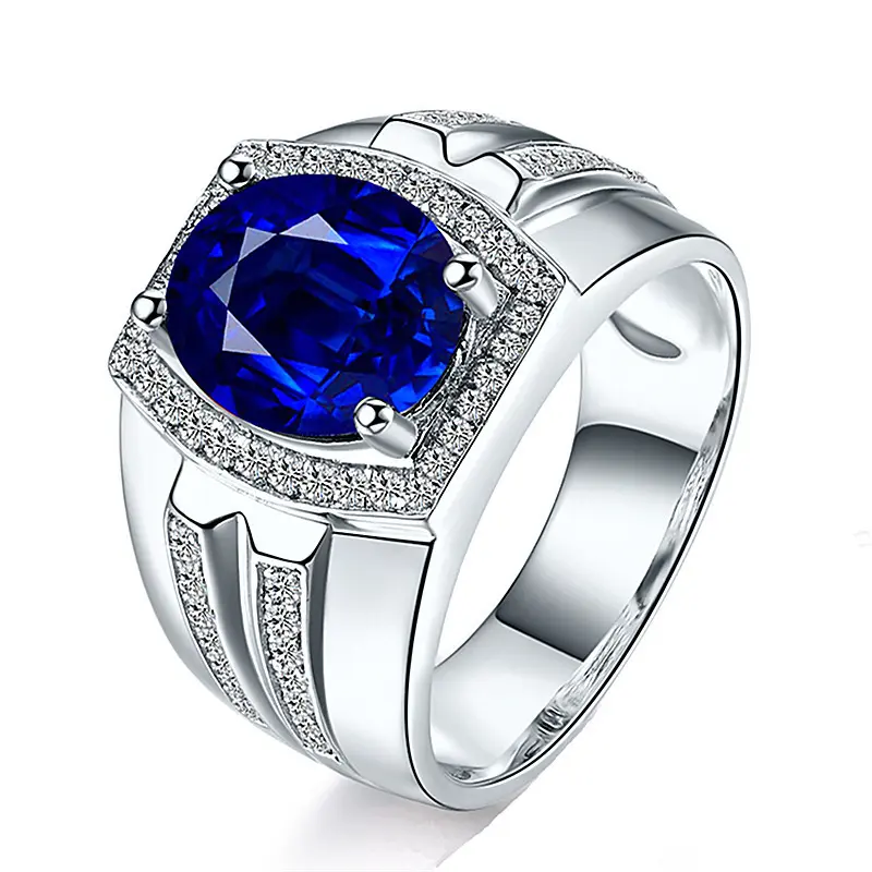 NJZ 207 [Blue Diamond White Gold]