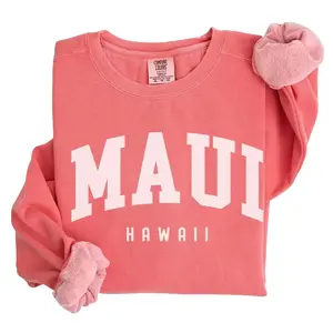 Comfort Colors Maui Sweatshirt | Hawaii Travel Gift | Family Trip Matching Crewneck