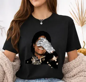 Michael Jackson King of Pop Retro Graphic Tee, 90s Music Icon Unisex Shirt